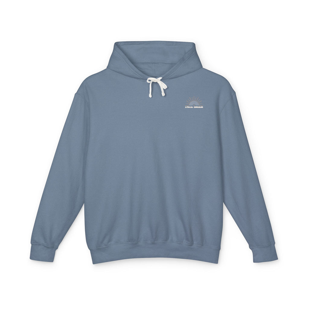 Rhythm Rhyme & Harmony Hoodie — Retro Music Graphic Pullover
