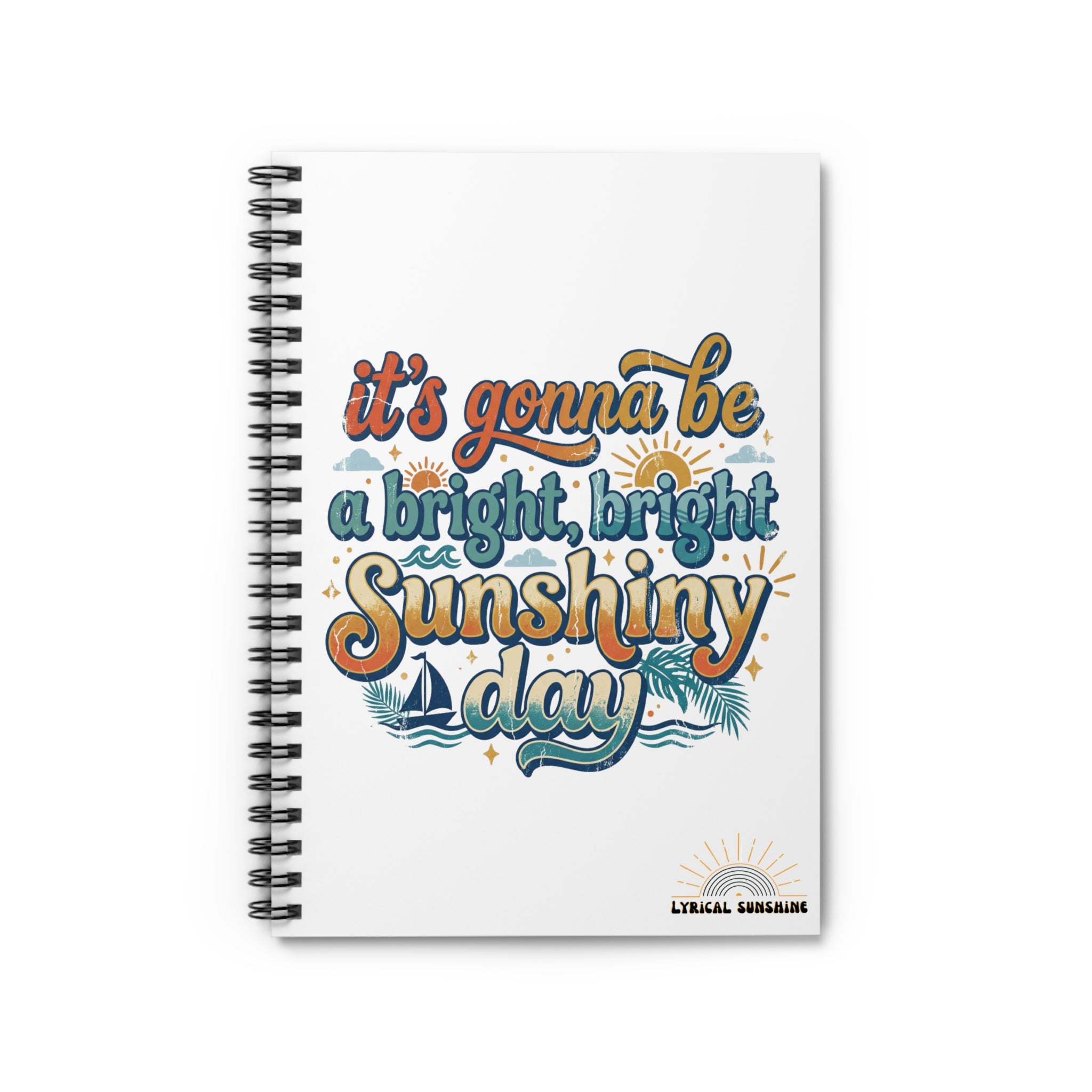 Bright Sunshiny Day Retro Journal