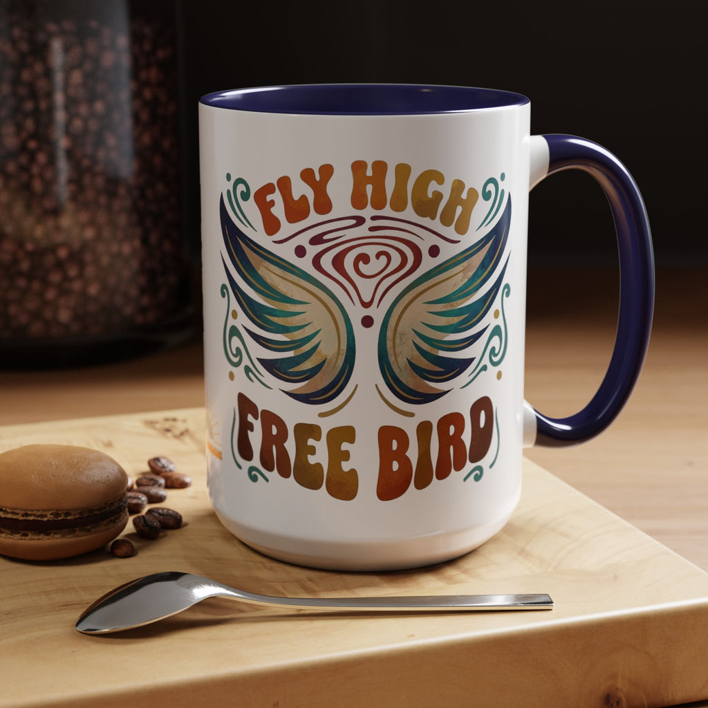 Fly High Free Bird 15oz Accent Mug