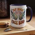 Fly High Free Bird 15oz Accent Mug