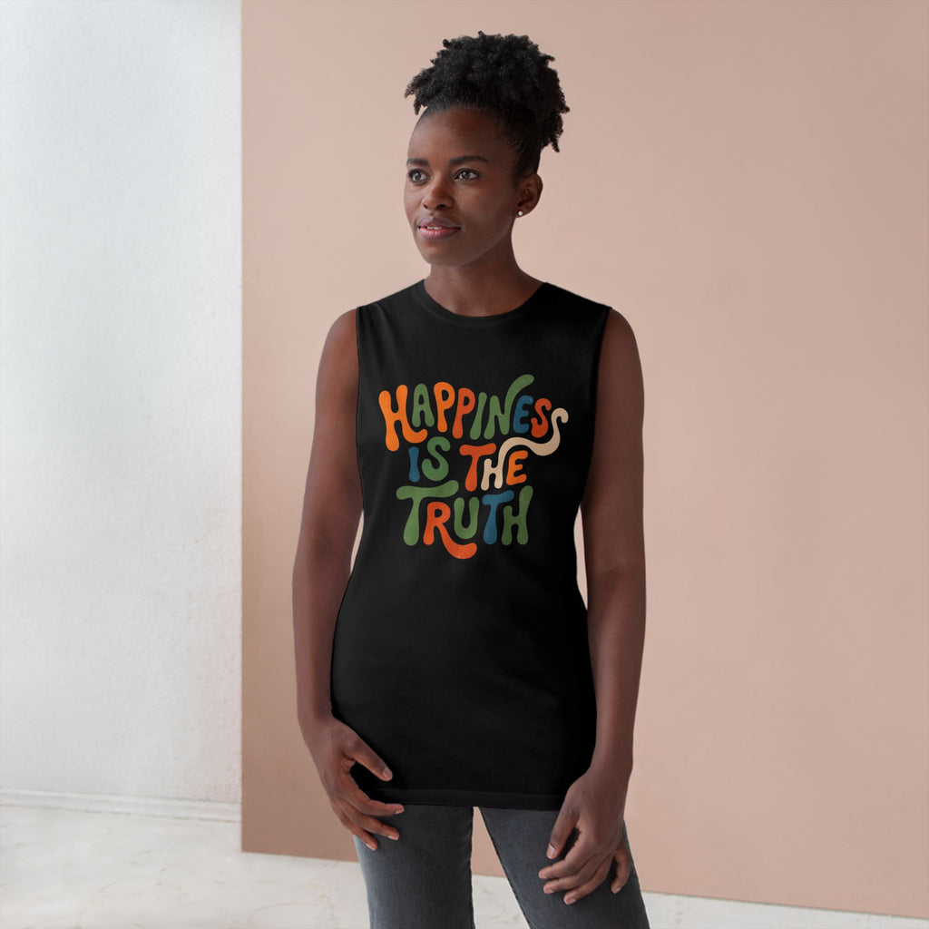 Happiness Is The Truth Graphic Tank Top