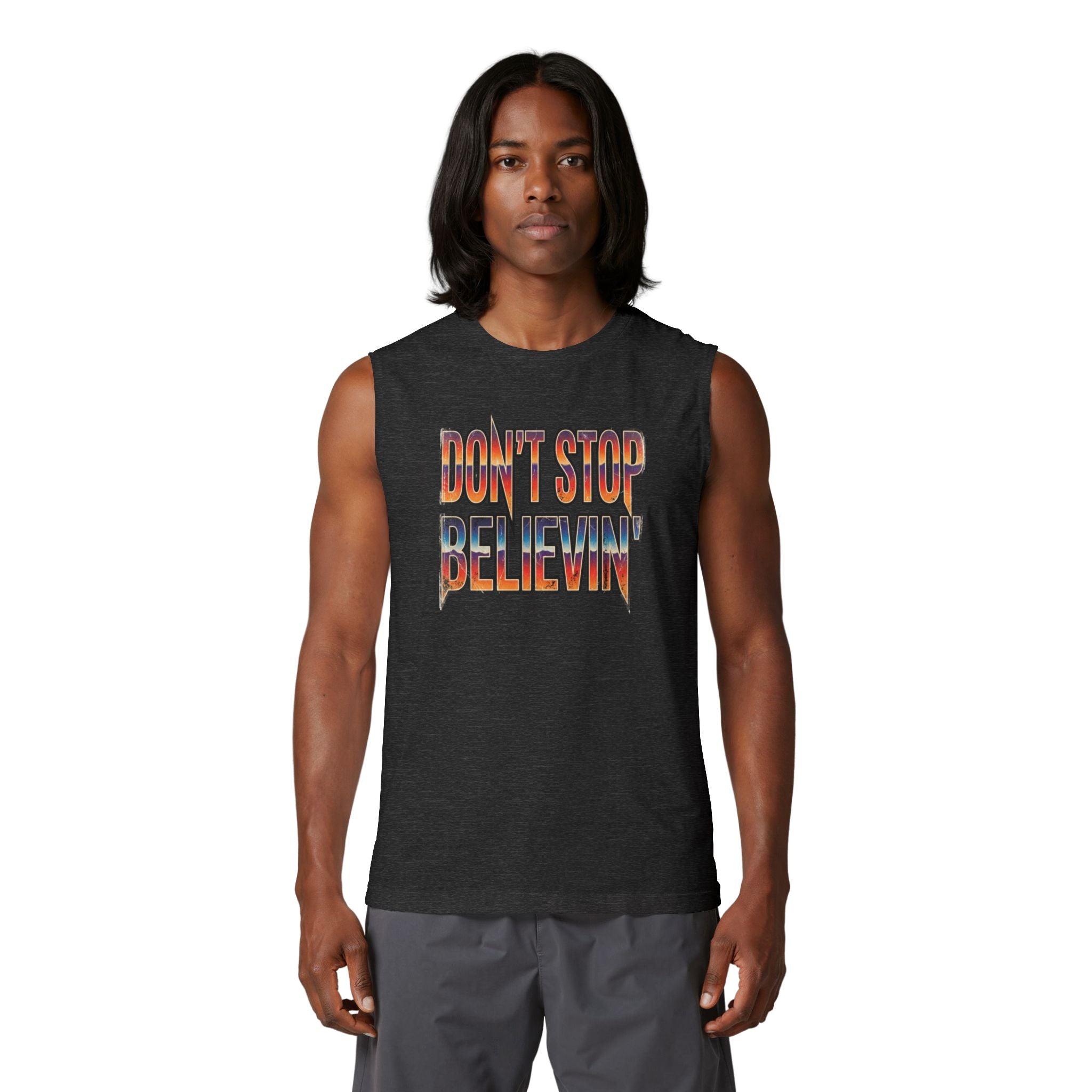 Don't Stop Believin' Muscle Tank Top