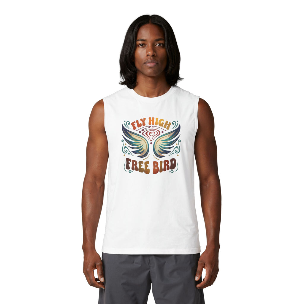 Fly High Free Bird Muscle Tank