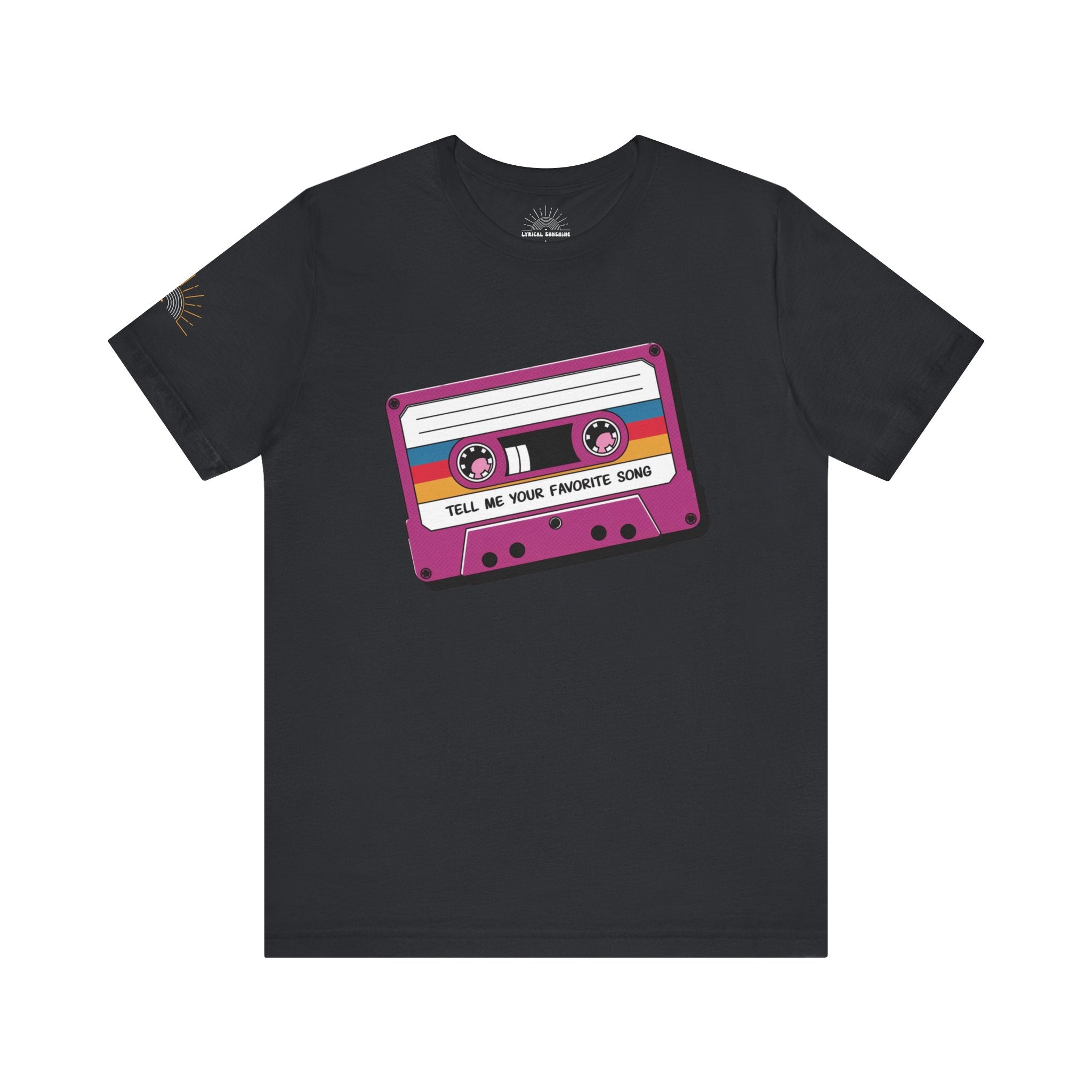 Tell Me Your Favorite Song Retro Unisex Tee