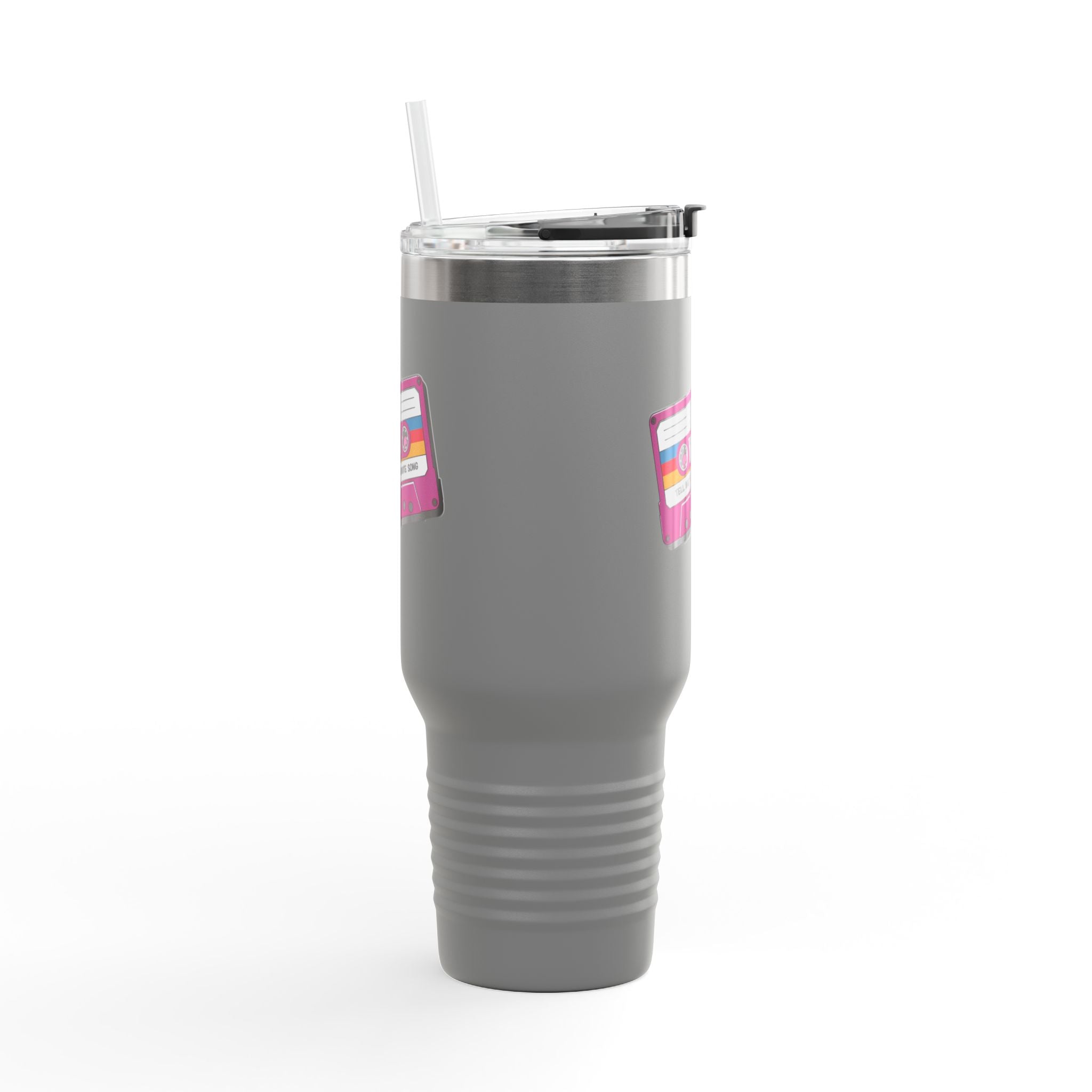 Tell Me Your Favorite Song 40oz Insulated Travel Mug