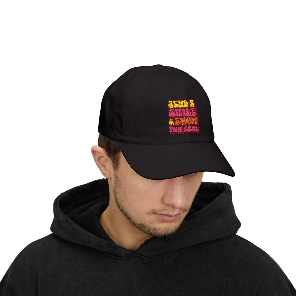 Send a Smile and Show You Care Retro Dad Cap