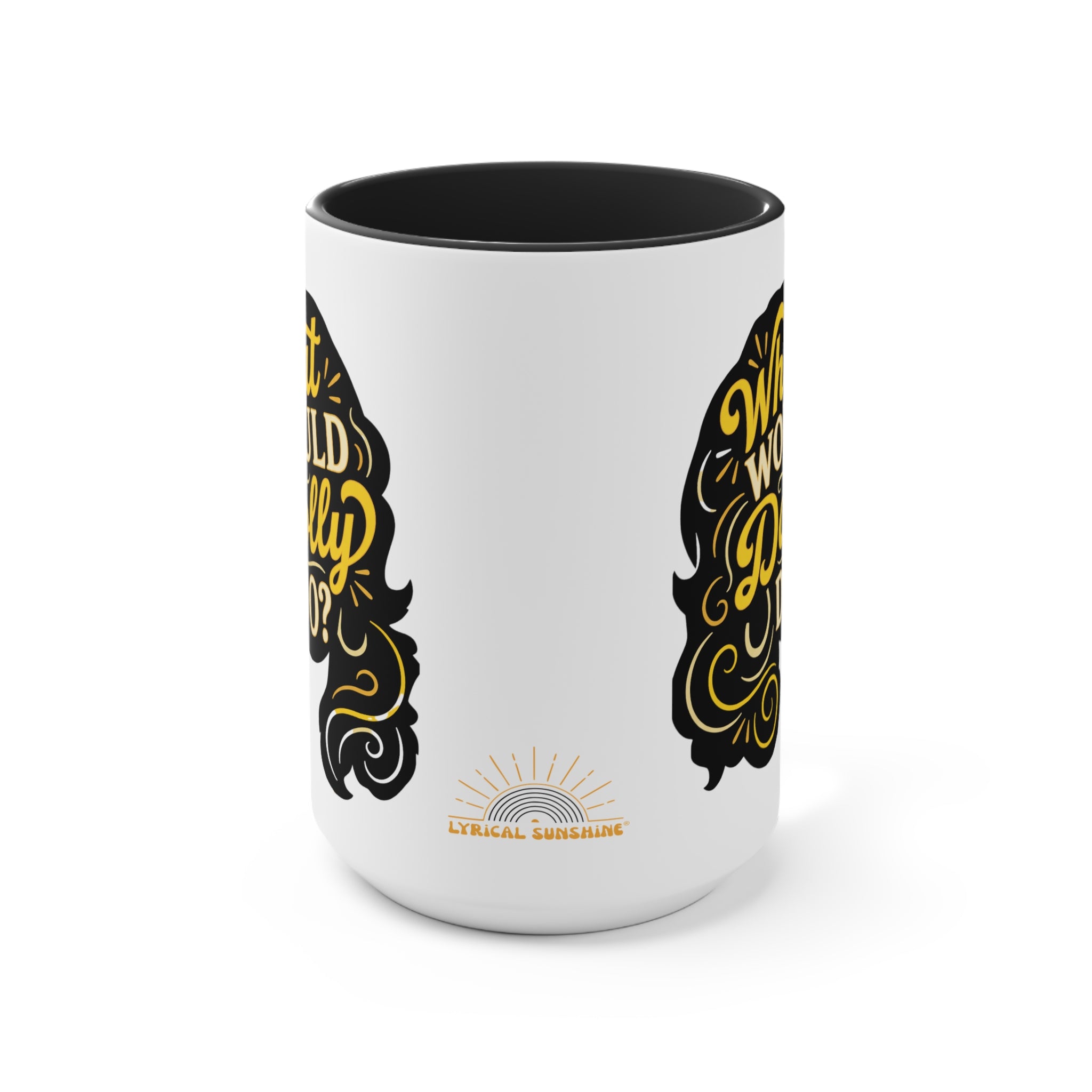 What Would Dolly Do? Accent Mug