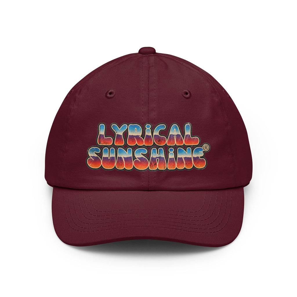 Lyrical Sunshine Dad Hat — Retro 70s Groove Embroidered Baseball Cap