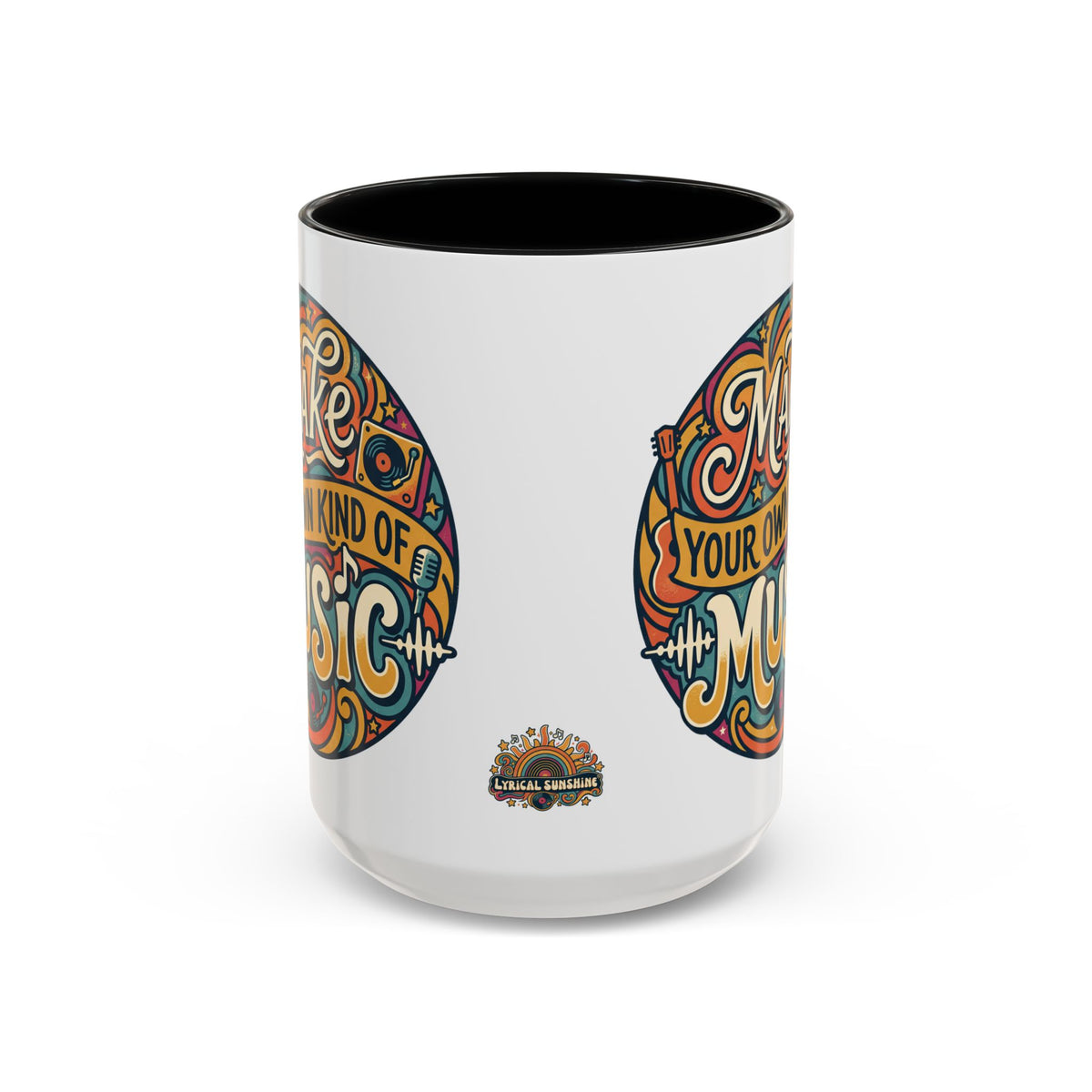 Make Your Own Kind of Music 15oz Accent Mug