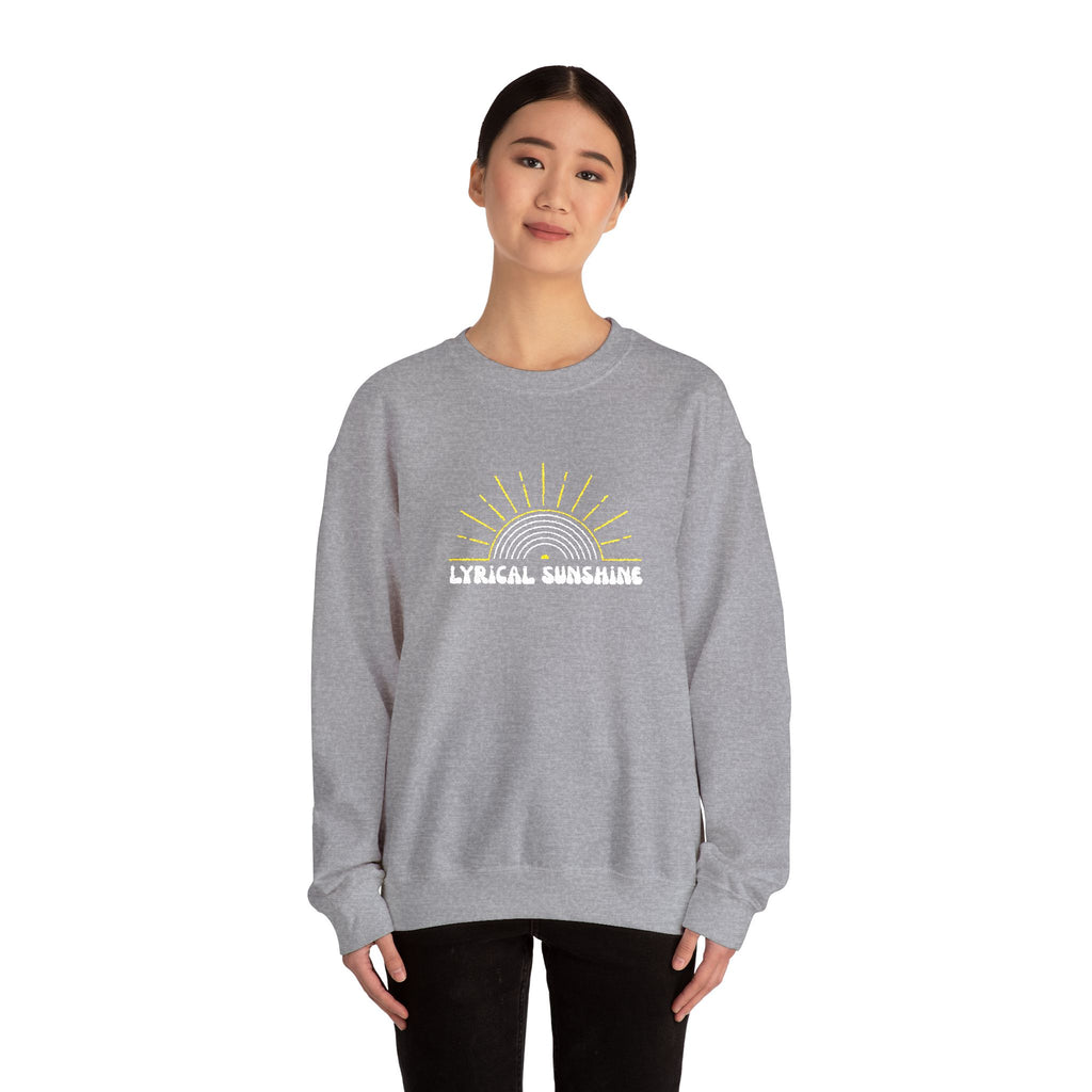 Lyrical Sunshine Cozy Unisex Crewneck