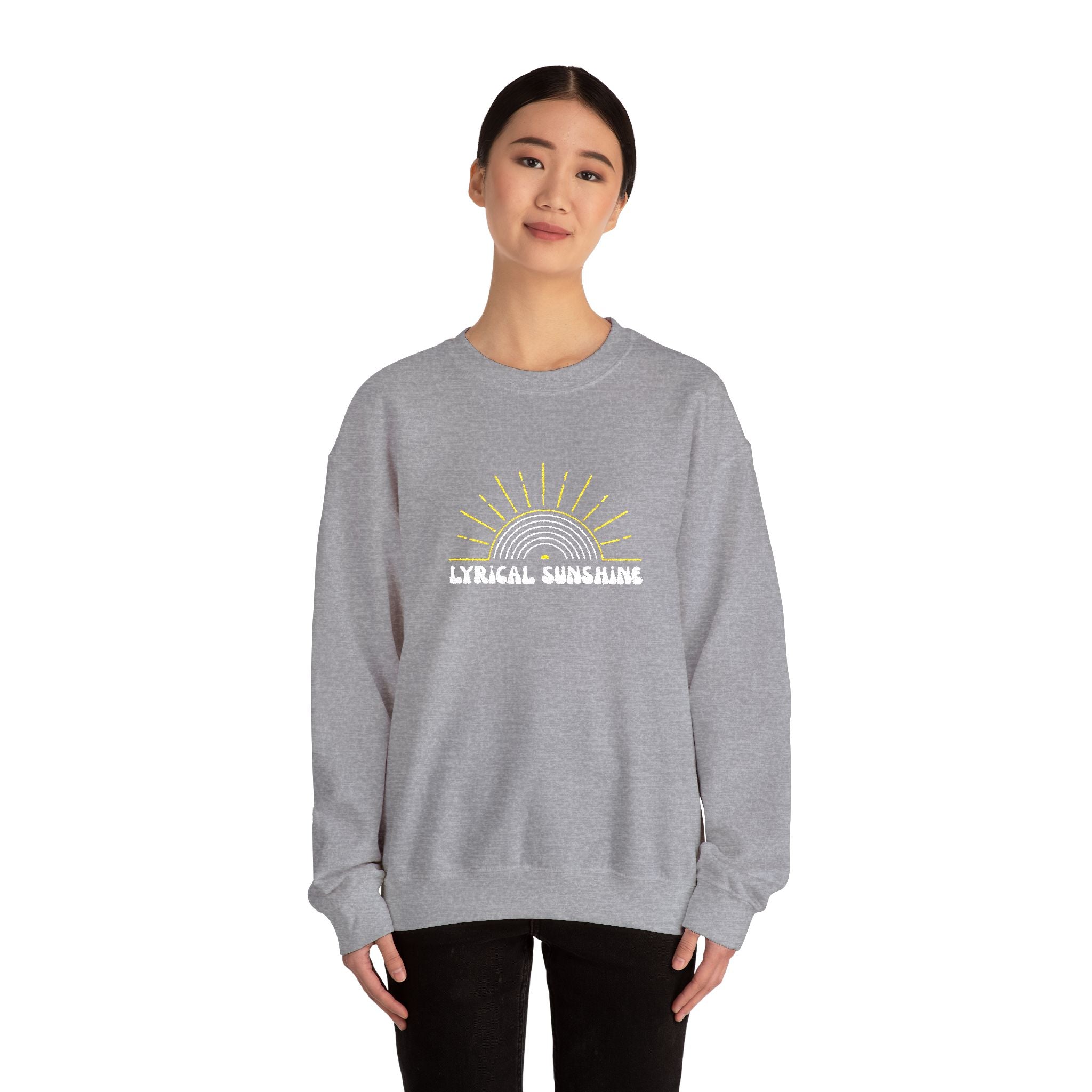 Lyrical Sunshine Cozy Unisex Crewneck