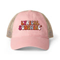 Women's Washed Mesh-Back Cap