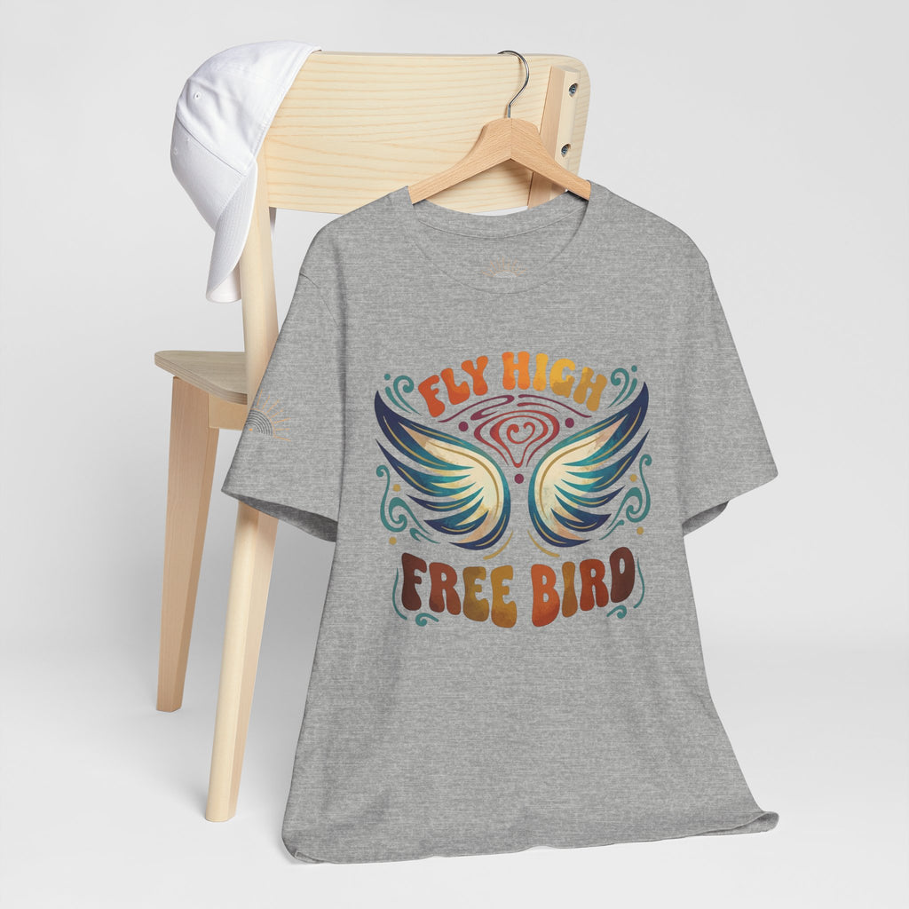 Fly High Free Bird Vintage Graphic T-Shirt