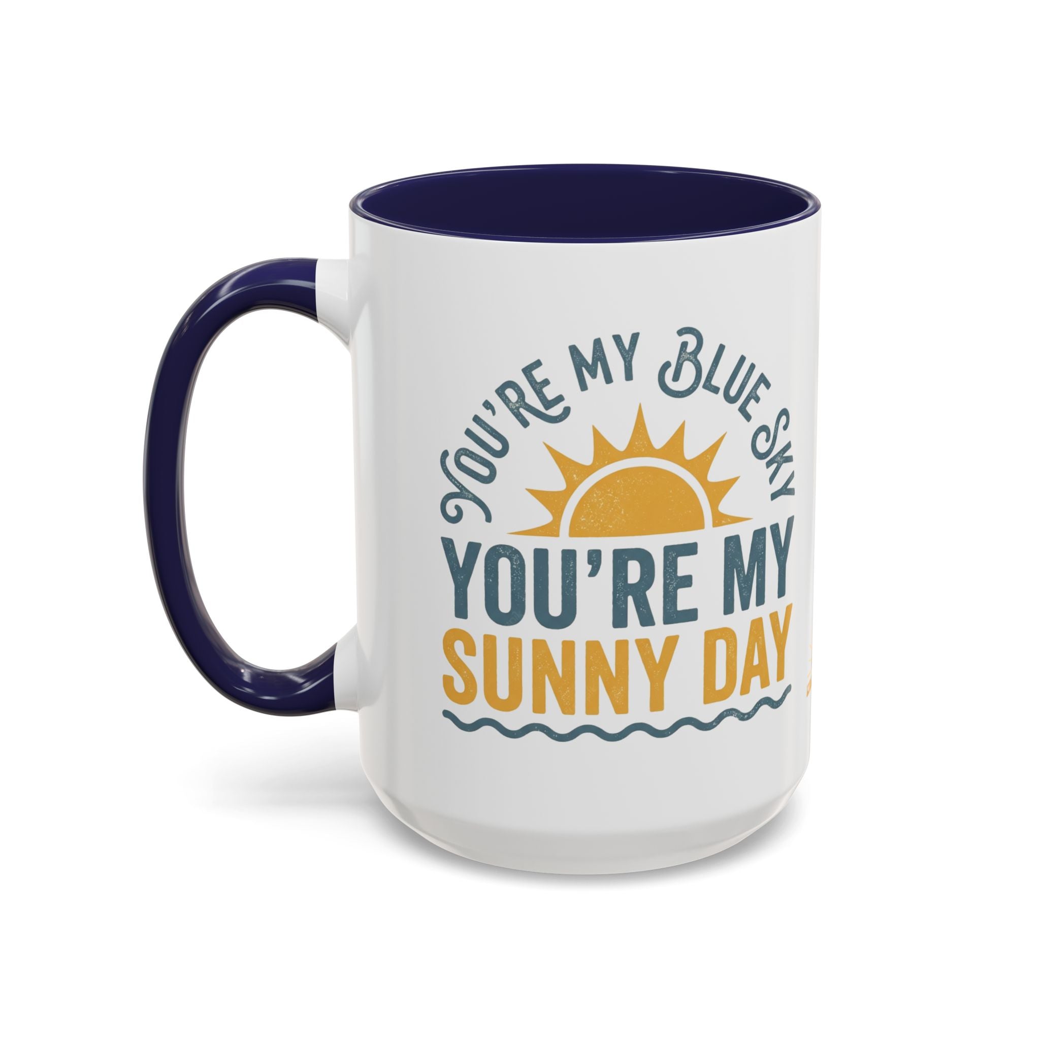 Blue Sky, Sunny Day 15oz Accent Mug
