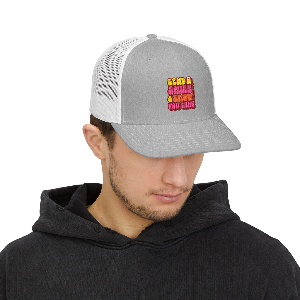 Send a Smile Snapback Trucker Cap