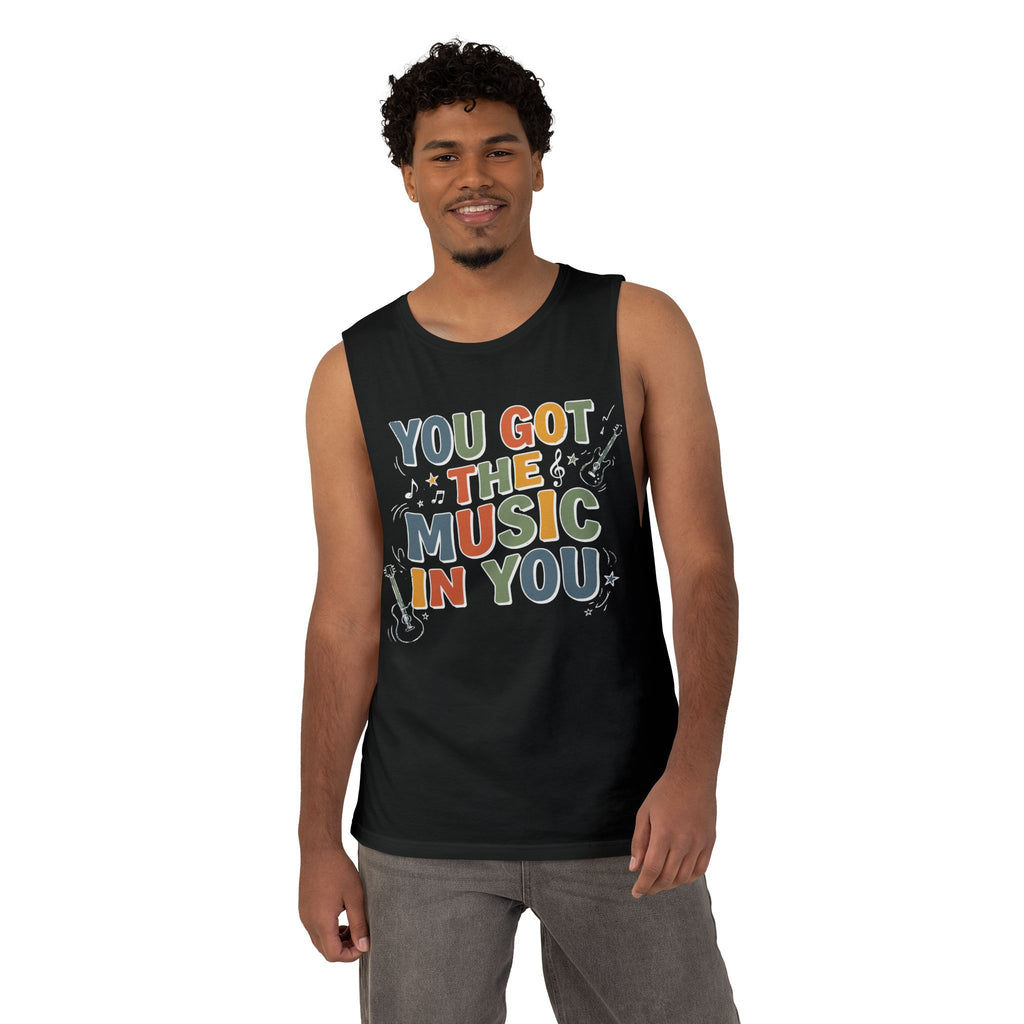 Music Tank Top — "You Got the Music in You" Graphic Workout Tee