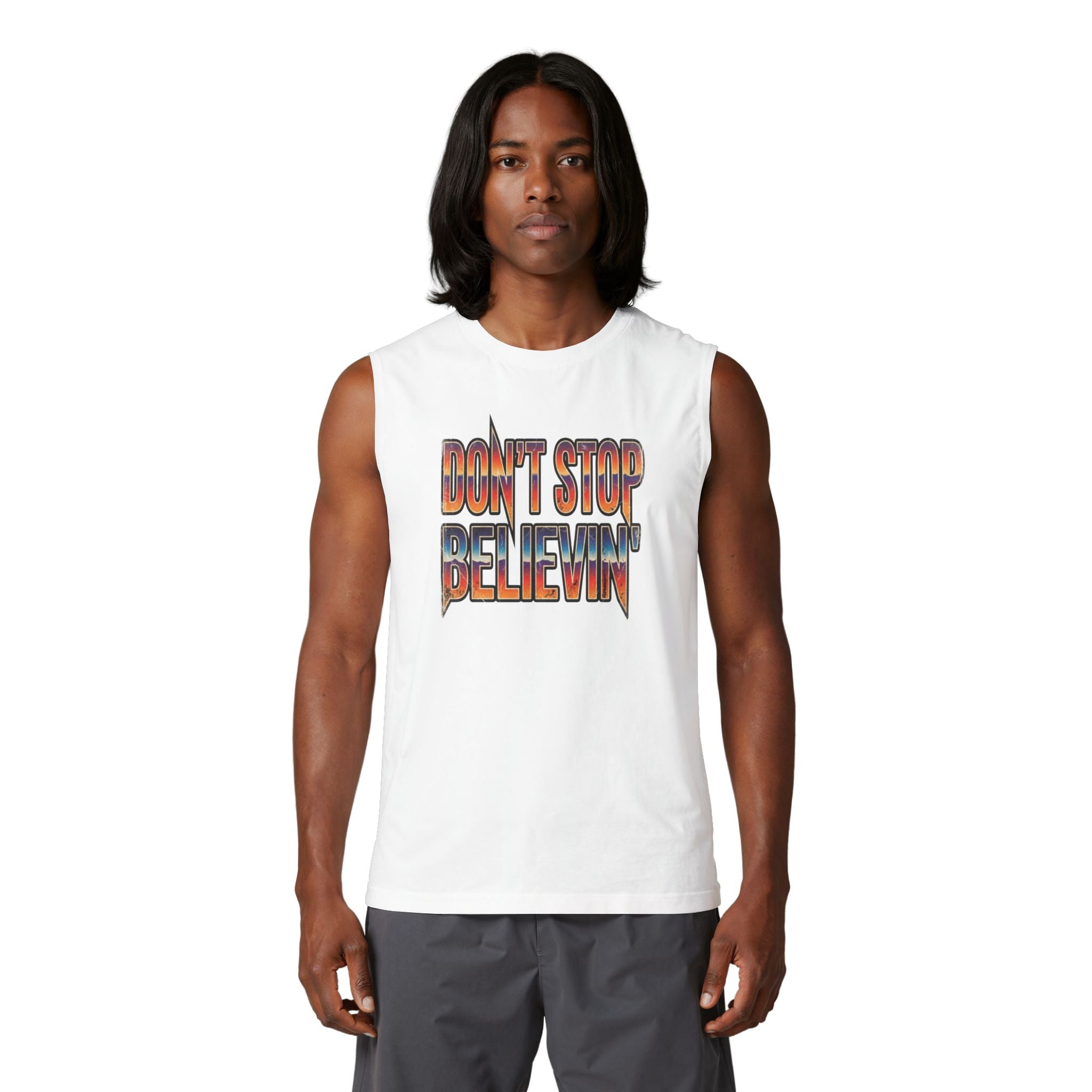 Don't Stop Believin' Muscle Tank Top