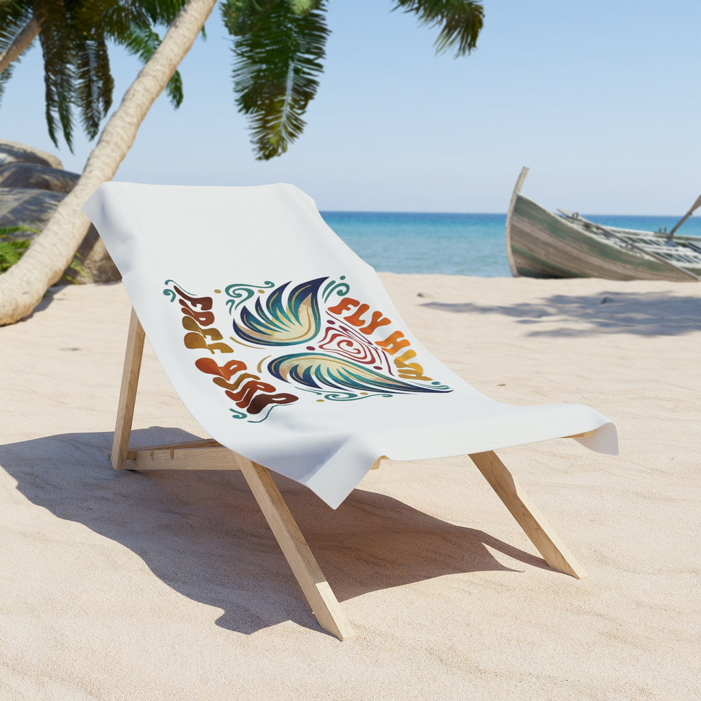 Fly High Free Bird Beach Towel