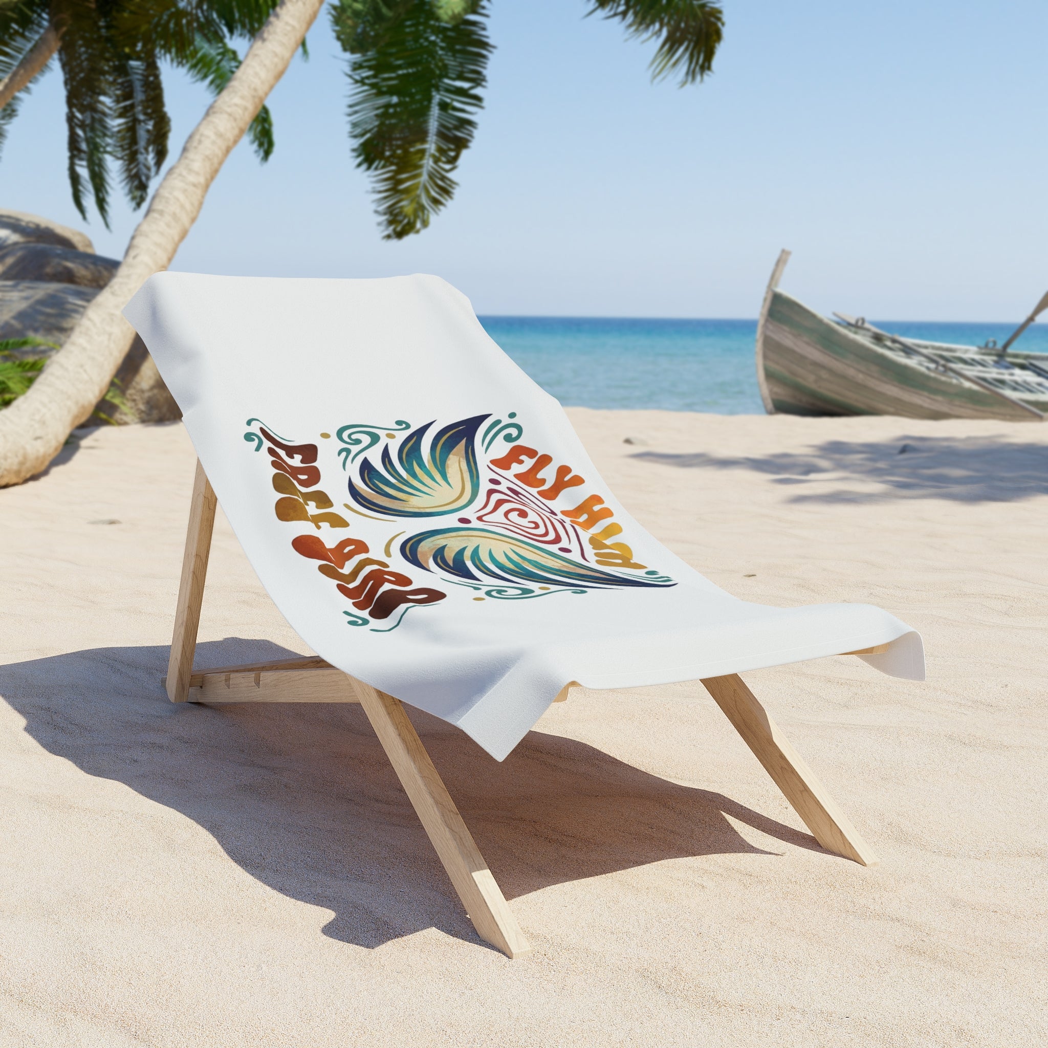 Fly High Free Bird Beach Towel