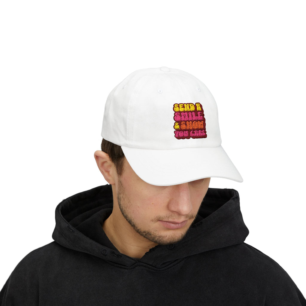 Send a Smile and Show You Care Retro Dad Cap