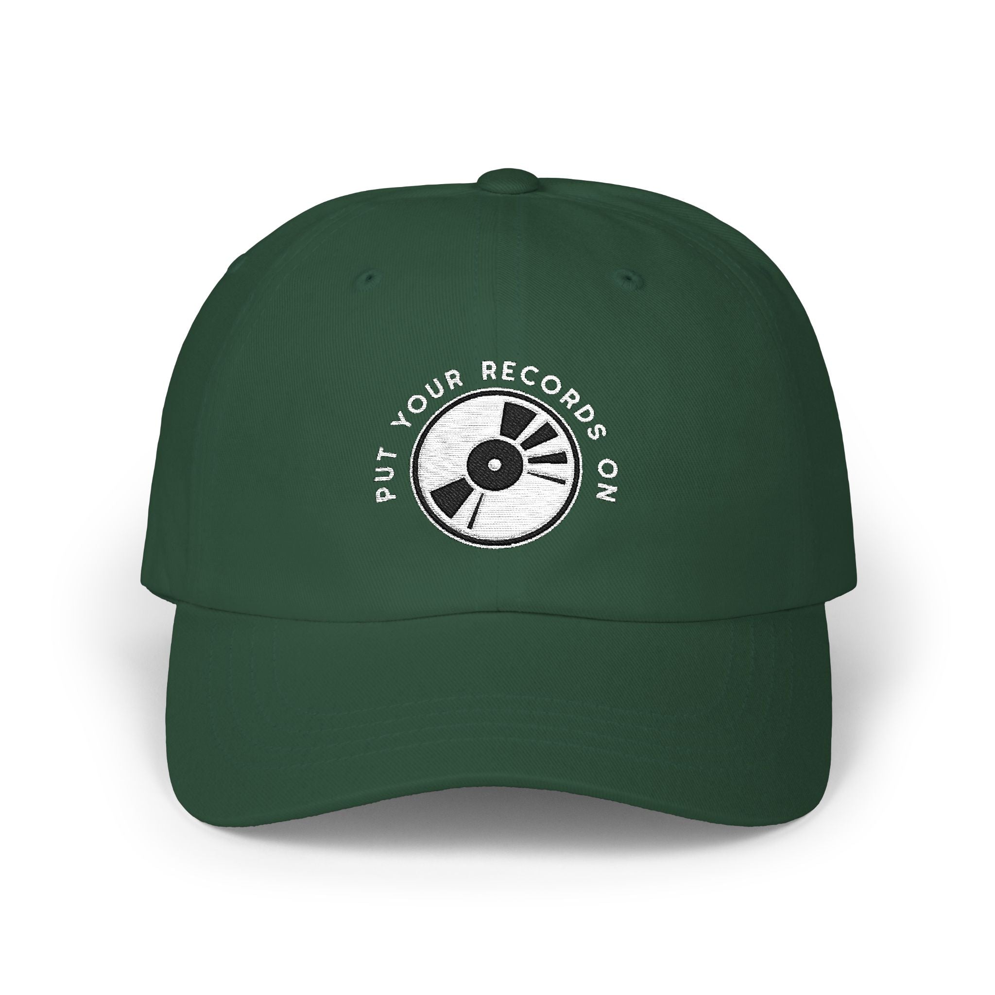 Put Your Records On Retro Graphic Dad Cap