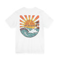 Surf Sunset T‑Shirt — "Live in the Sun, Not the Shade" Graphic Tee