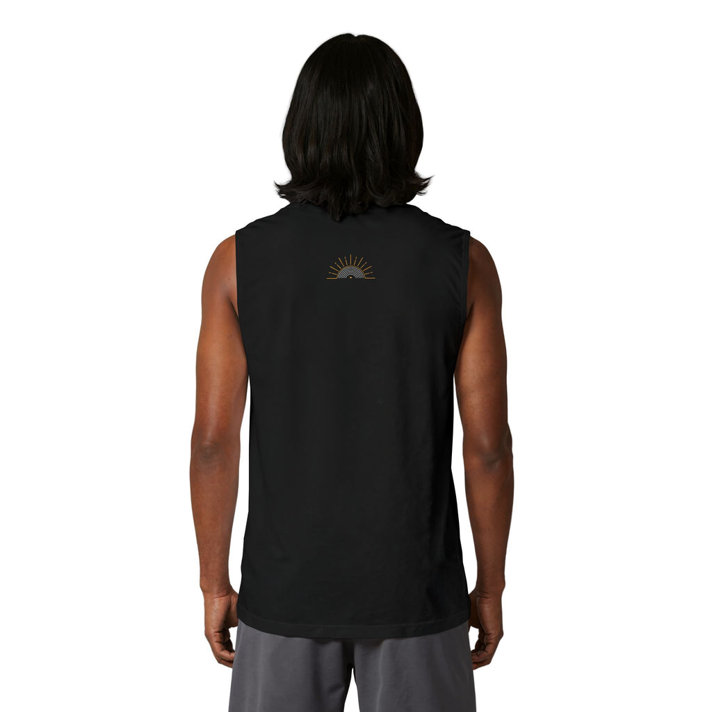 Turn It Up Muscle Tank — "Turn It Up and Let It Go" Retro Graphic Tank Top