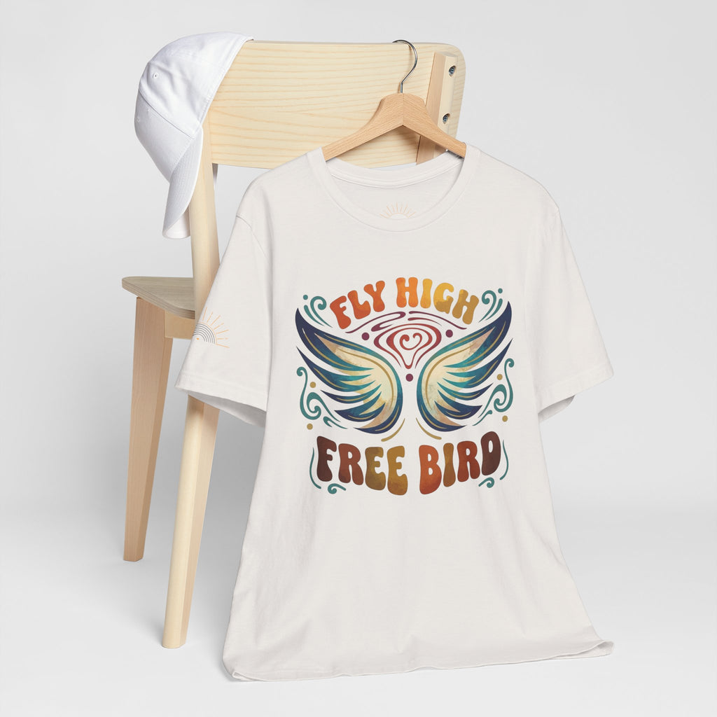 Fly High Free Bird Vintage Graphic T-Shirt
