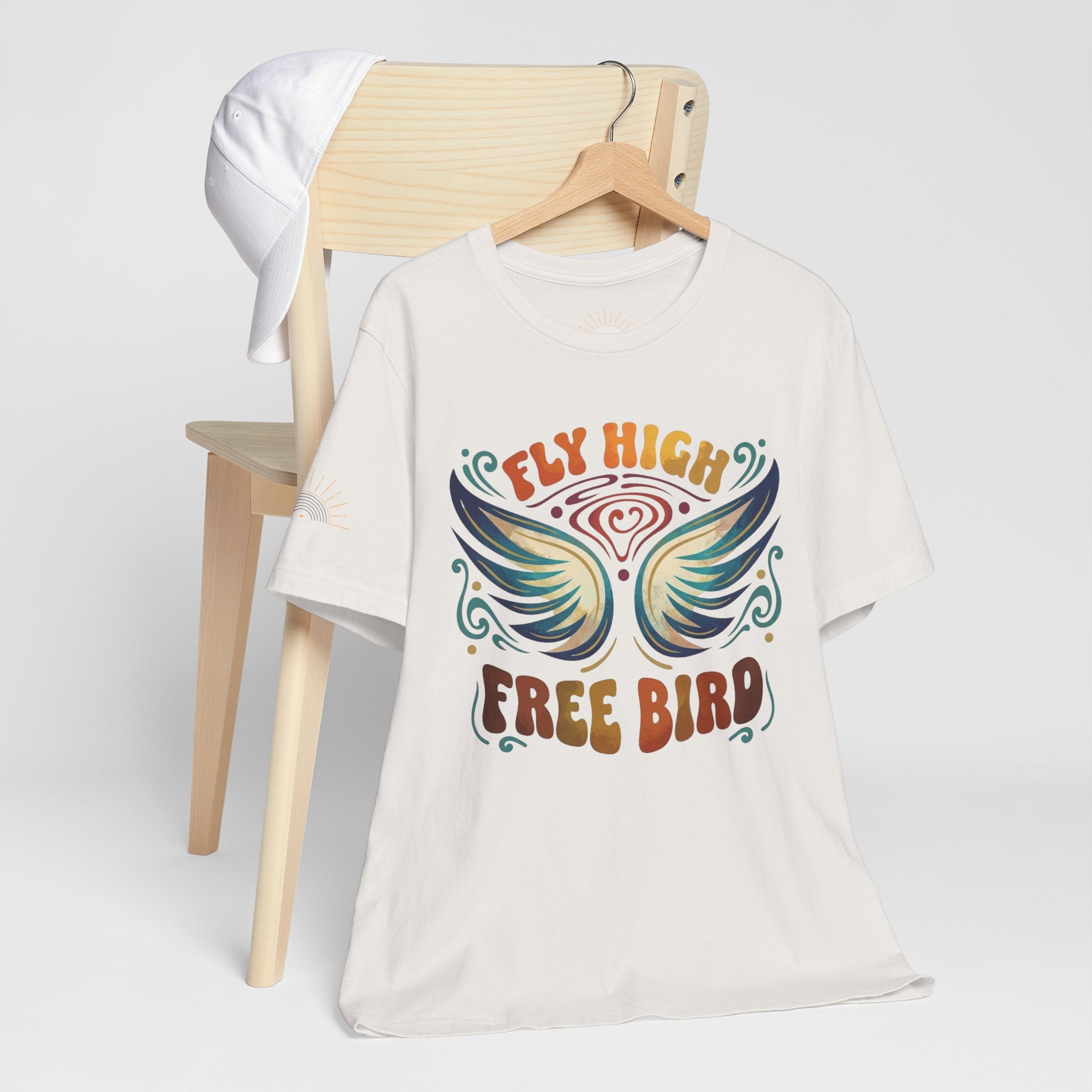 Fly High Free Bird Vintage Graphic T-Shirt