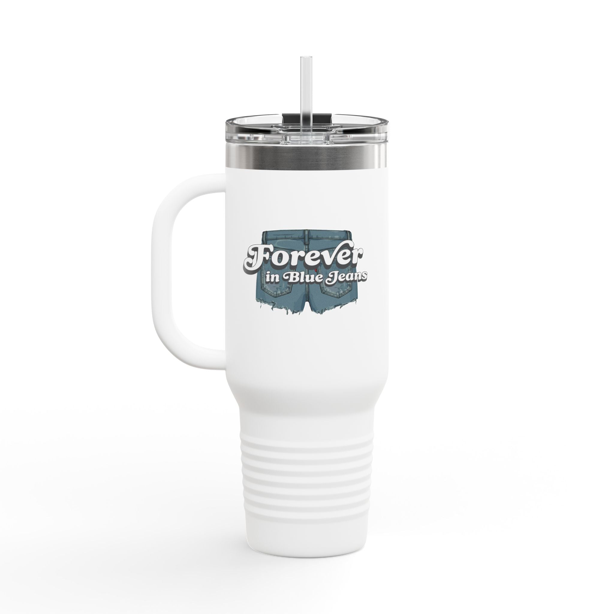 Forever in Blue Jeans 40oz Insulated Travel Mug