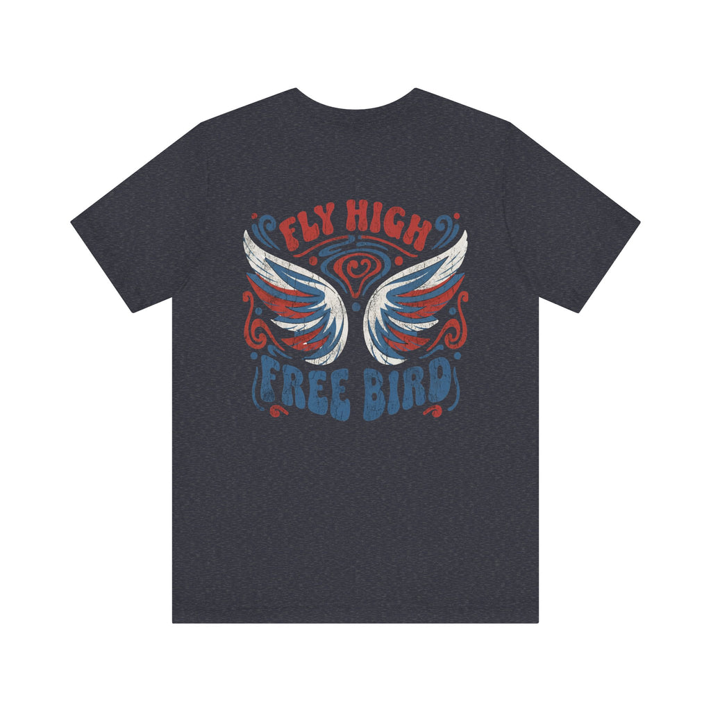 LIMITED EDITION USA 250 Fly High Free Bird Retro Unisex Graphic Tee