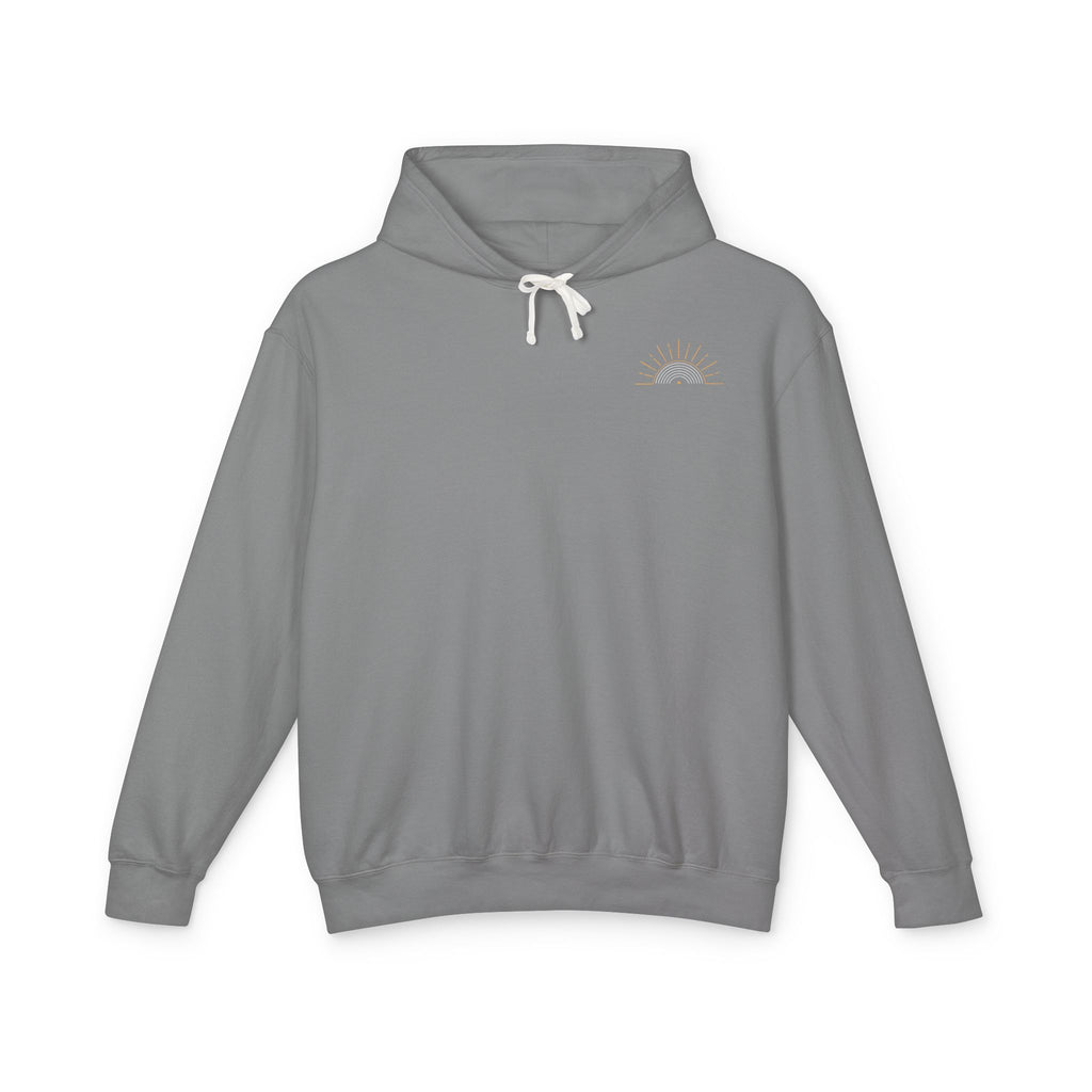 Live in the Sun Not the Shade Retro Graphic Sunshine Hoodie