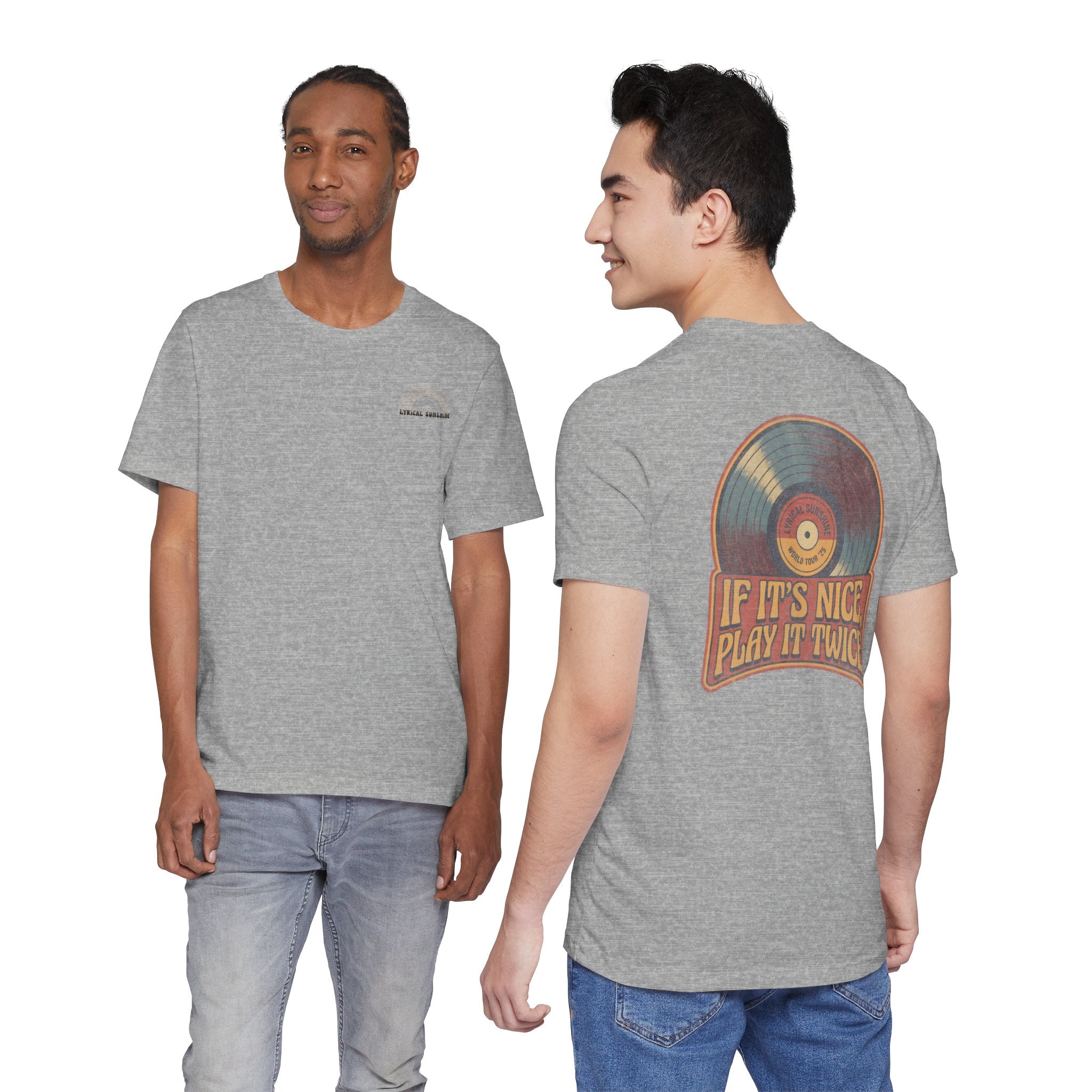 “If It’s Nice, Play It Twice” Retro Unisex T-Shirt