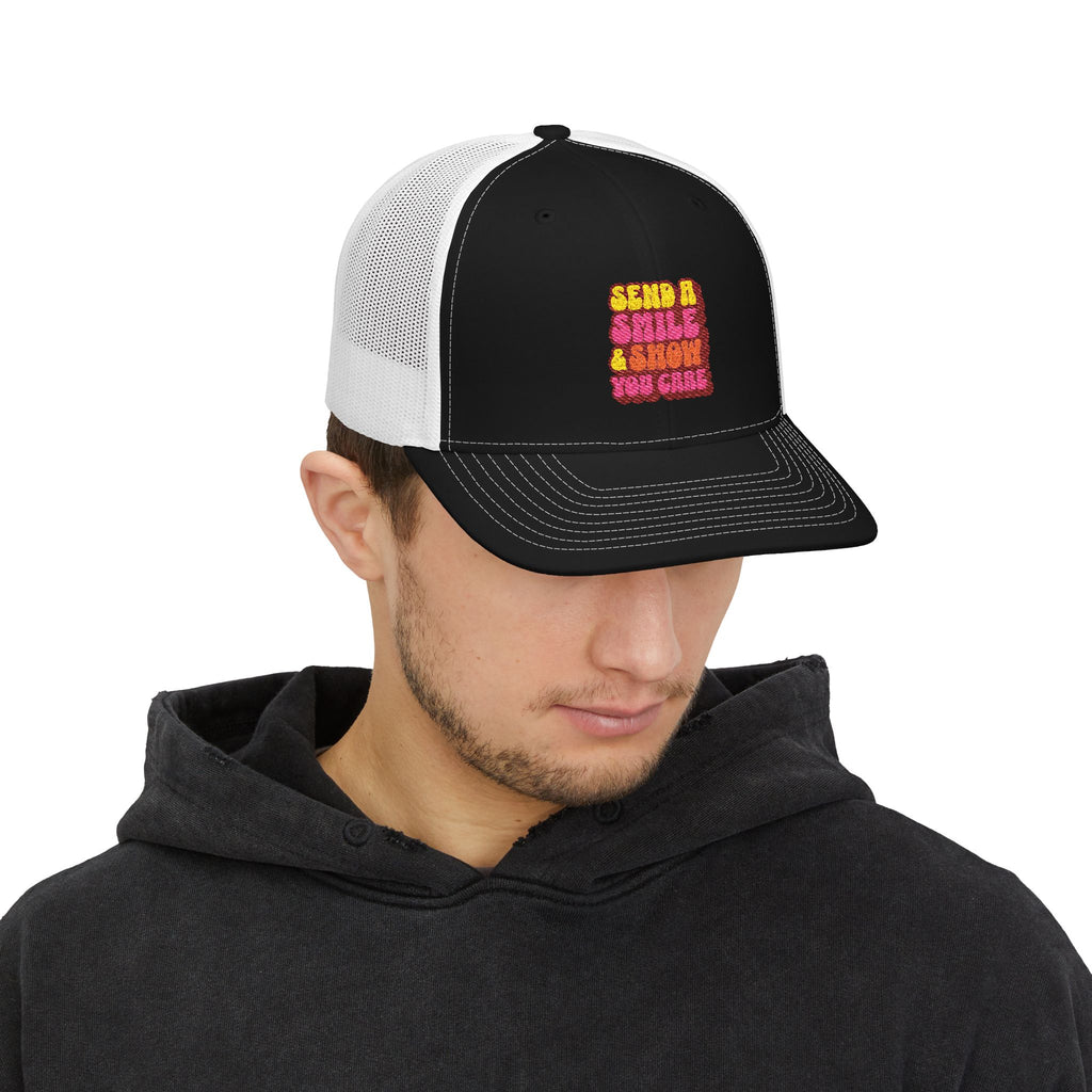 Send a Smile Snapback Trucker Cap