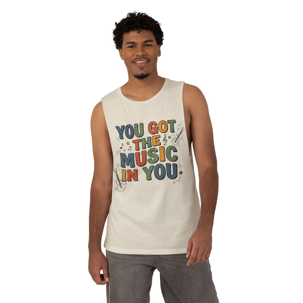 Music Tank Top — "You Got the Music in You" Graphic Workout Tee