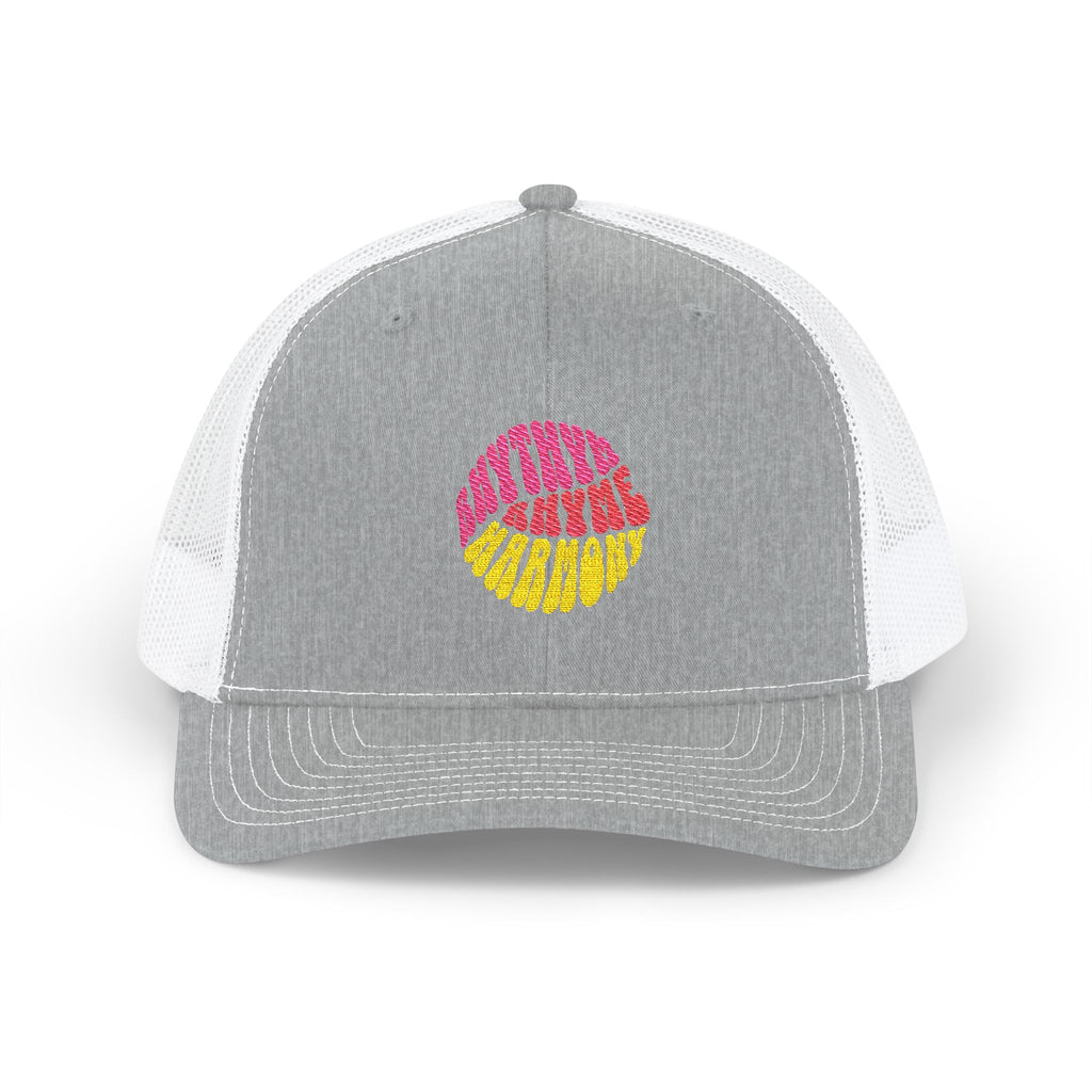 Rhythm, Rhyme and Harmony Retro Snapback Trucker Hat