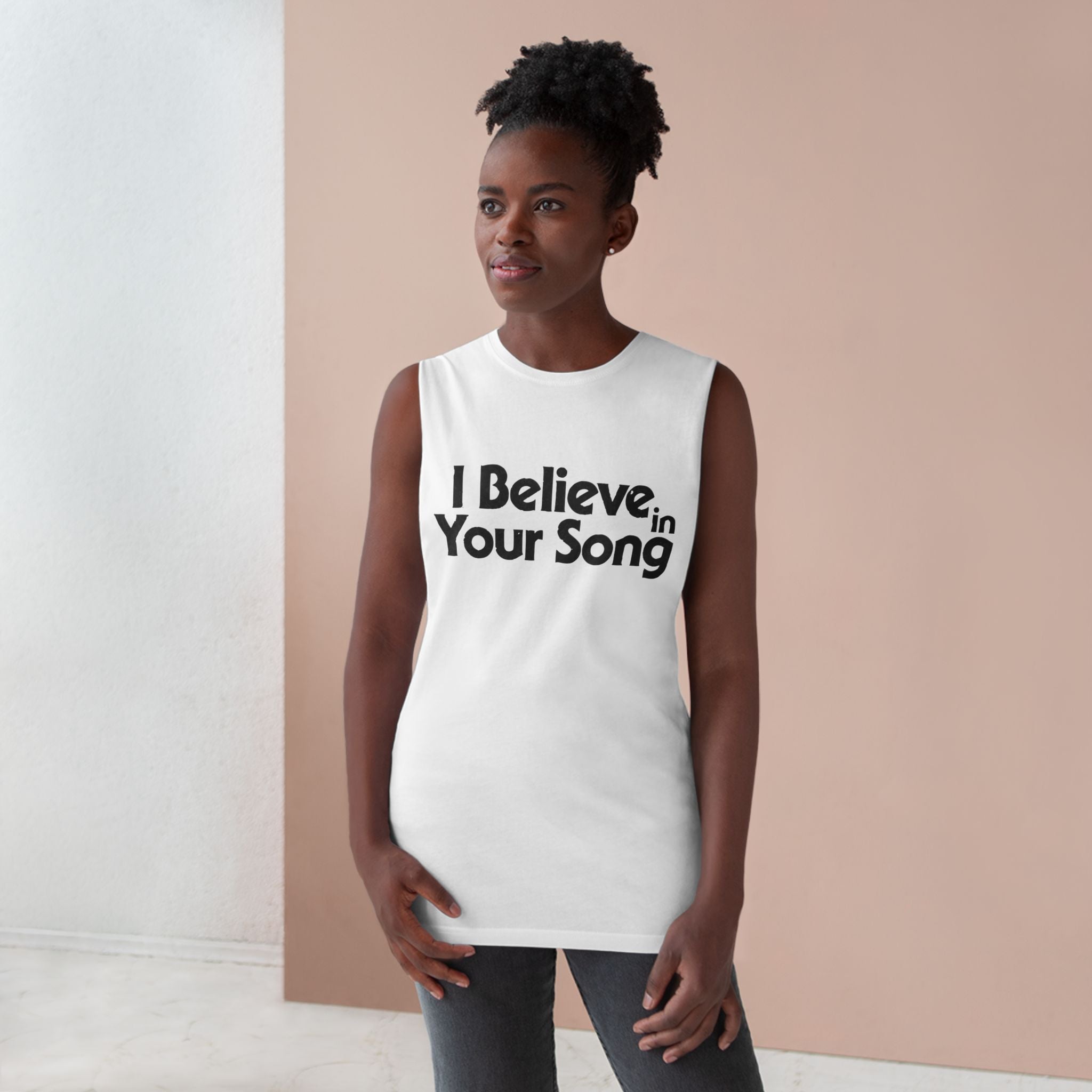 I Believe In Your Song Tank Top — Inspirational Music Lover Muscle Tee