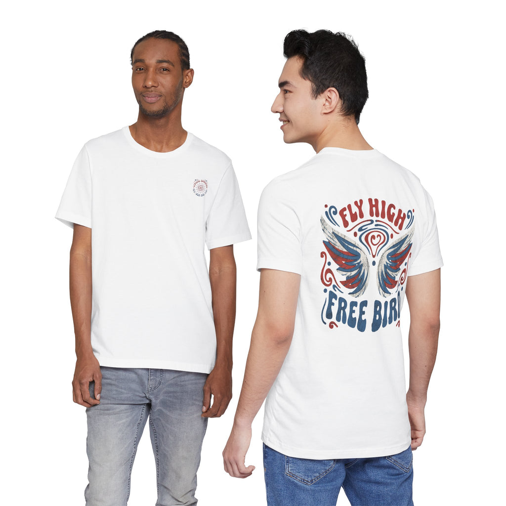 LIMITED EDITION USA 250 Fly High Free Bird Retro Unisex Graphic Tee