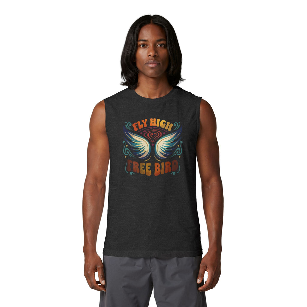 Fly High Free Bird Muscle Tank