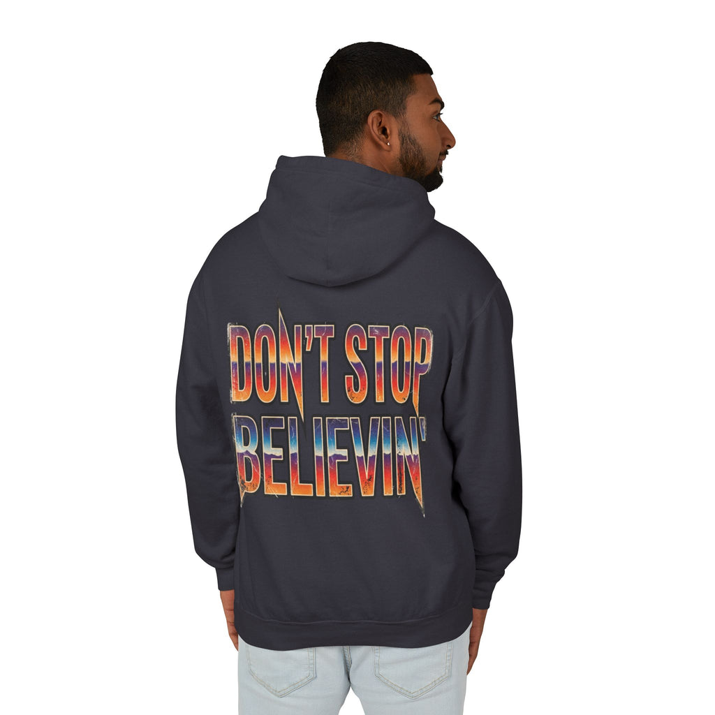 Don't Stop Believin' Lightweight Unisex Hooded Sweatshirt