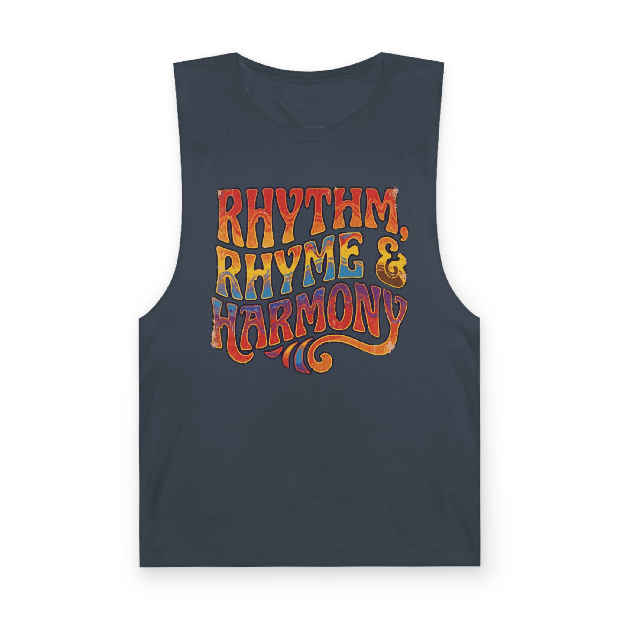 Rhythm, Rhyme & Harmony Retro Music Tank Top