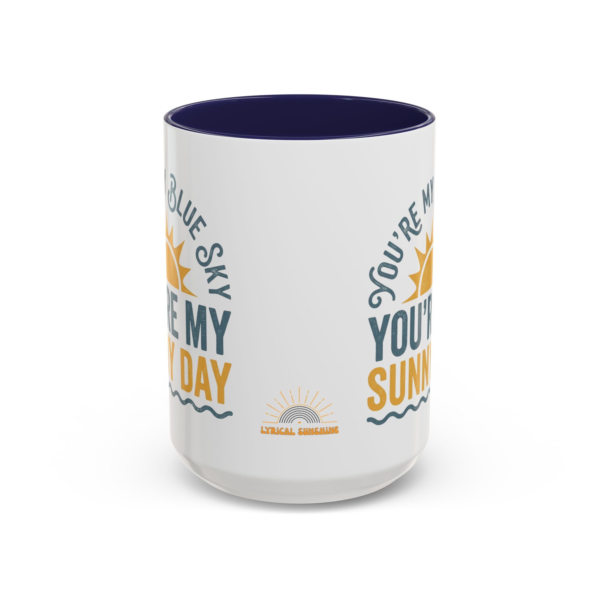 Blue Sky, Sunny Day 15oz Accent Mug