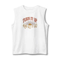 Turn It Up Muscle Tank — "Turn It Up and Let It Go" Retro Graphic Tank Top