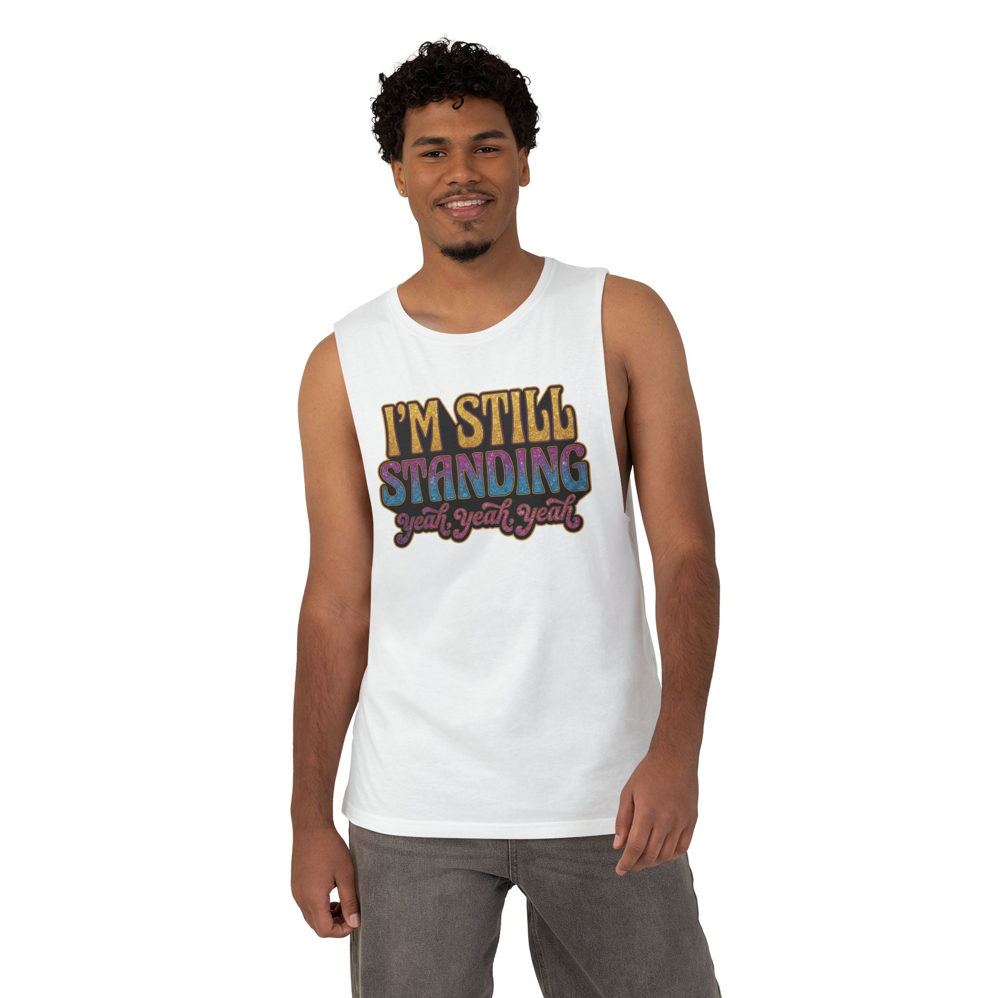 I'm Still Standing Retro Graphic Tank Top