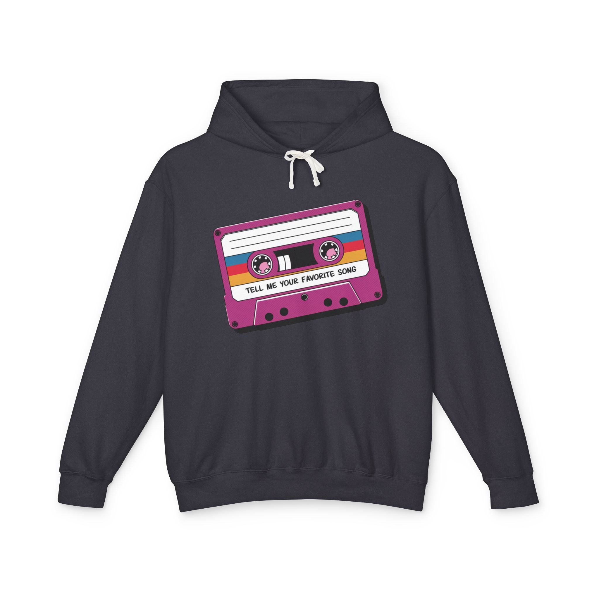 Tell Me Your Favorite Song Lightweight Hooded Sweatshirt