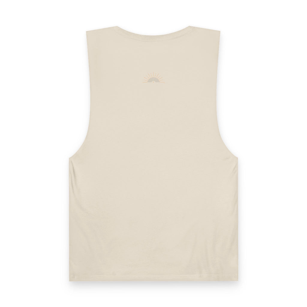 Beautiful and Stoned Tank Top — Retro Graphic Muscle Tank