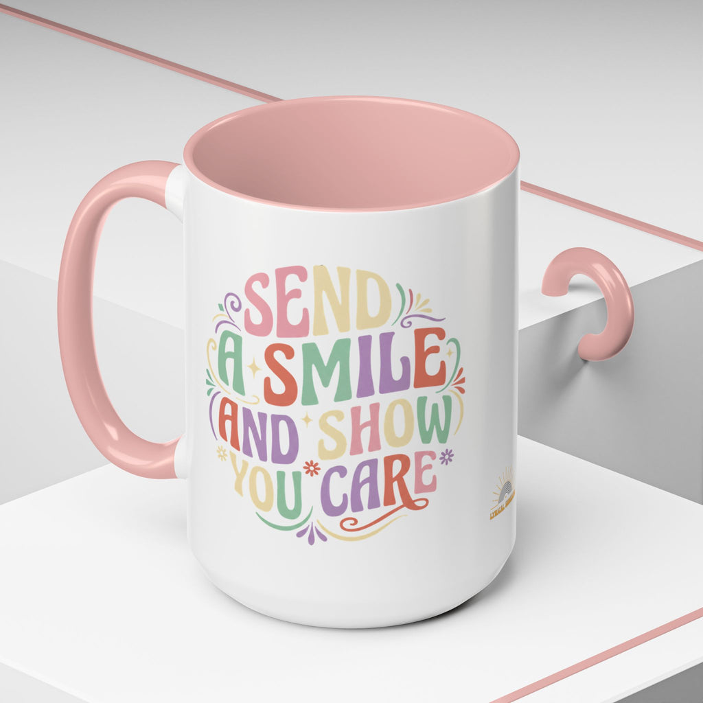 Send a Smile 15oz Accent Mug