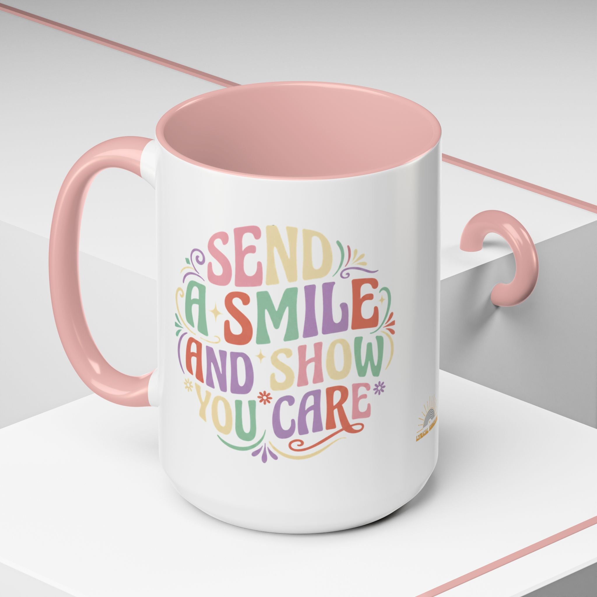 Send a Smile 15oz Accent Mug