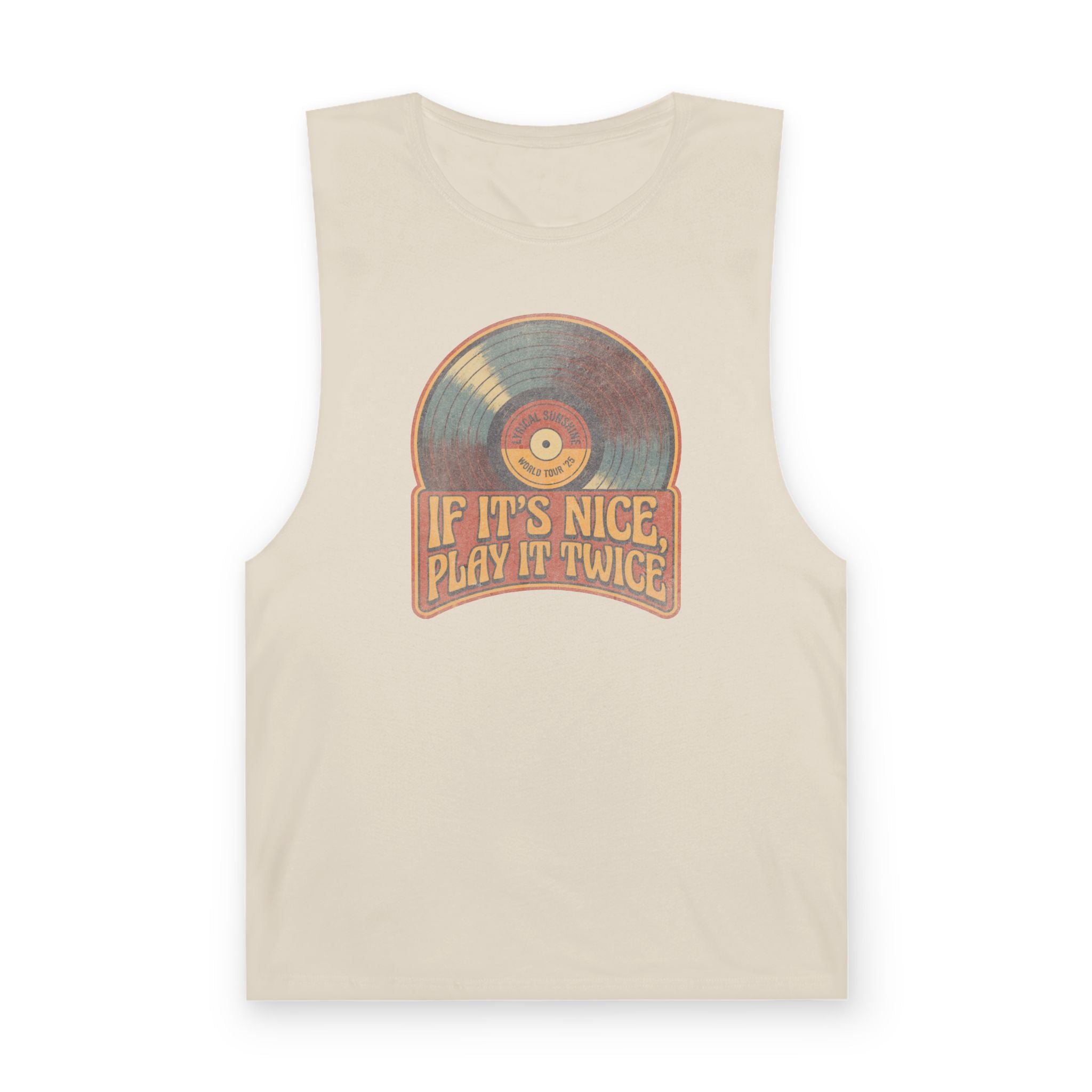 Retro Vinyl "If It's Nice Play It Twice" Tank Top