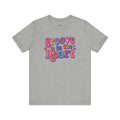 Groove Is in the Heart T‑Shirt — Retro 70s Psychedelic Heart Graphic Tee